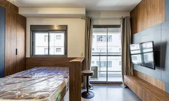 Imagem 4: Locação de Studio de 31 m², nos Jardins, 1 dormitório, banheiro, cozinha equipada , ao lad