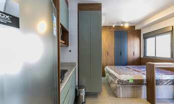 Imagem 2: Locação de Studio de 31 m², nos Jardins, 1 dormitório, banheiro, cozinha equipada , ao lad