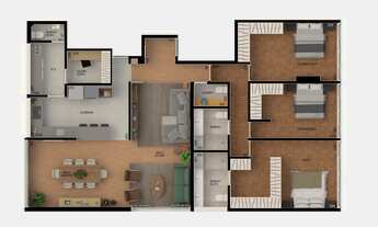 Imagem 3: APTO a venda em HIGIENOPOLIS, na R DR VEIGA ILHO, reformado c/ 176 m2, 3 dorms( 1 suite