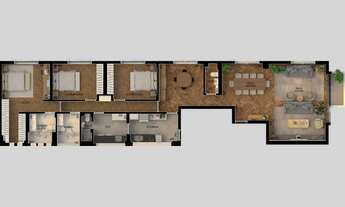 Imagem 2: Apartamento a Venda, Jardim Paulista, 3 dormitórios sendo 1 suíte, living p/3 ambientes, 3