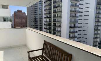 Imagem 3: Venda ou Locação de apartamento em Indianópolis com 161 m², 4 suítes com sacada em 3 das s