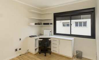 Imagem 4: Venda de Apartamento no Brooklin com 136m, 3 dormitórios sendo suíte, sala ampla com varan