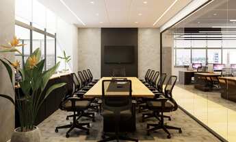 Imagem 2: Locação de conjunto comercial na Chácara Itaim com 280m, 4 salas de reunião, 40 posições d