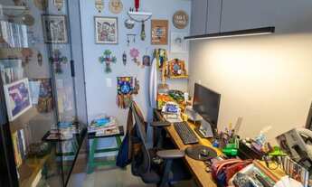 Imagem 7: Venda de Apartamento no Bosque da Saúde com 80m², 2 suítes, 3 banheiros, sala com varanda