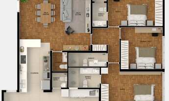 Imagem 7: Venda de Apartamento reformado na Higienópolis com 140m², 3 dormitórios sendo 2 suítes, 4