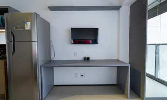 Imagem 2: Venda de Studio mobiliado no Paraíso com 22m², 1 suíte, 1 banheiro e ar-condicionado. O co