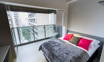 Imagem 4: Venda de Studio mobiliado no Paraíso com 22m², 1 suíte, 1 banheiro e ar-condicionado. O co