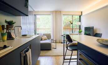 Imagem 2: Venda de Studio em Moema de 52 mts, 1 suite, sala, cozinha integrada e WC. O empreendiment