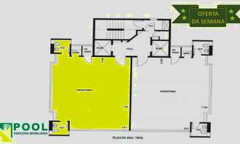 Imagem 4: Locação de Conjunto comercial,Brooklin,85,45 m²útil,2 WCs -1Copa,2 VAGAS,piso Laminado,AC