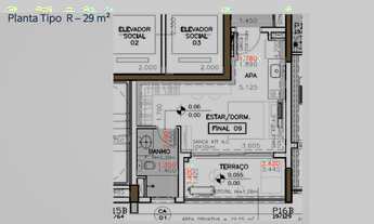 Imagem: Venda de FLATS de 29 mts, 1dorm, sala
