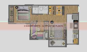 Imagem 2: Venda de Apartamentos em Empreendimento no Morumbi, com apartamentos de 45mts, 2 dormitóri
