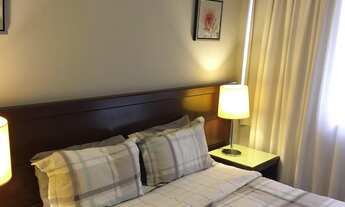 Imagem 5: Locação de FLAT 35m²,sala c/ varanda,1 suíte c/ ar condicionado, mobiliado, sacada, com se