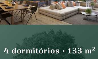 Imagem 3: Com 133m², 4 Dormitórios c/2 suítes, varanda gourmet e 2 vagas, está perto de toda a infr