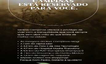 Imagem 4: TERRENO RESIDENCIAL em CAMPINAS - SP, LOTEAMENTO SERENA CAMPINAS