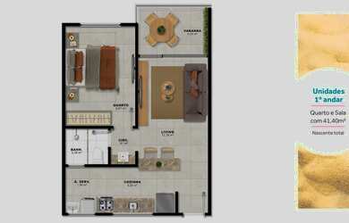 Imagem 5: Apartamento residencial para Venda no condomínio SOUL, Guarajuba (monte Gordo), Camaçari