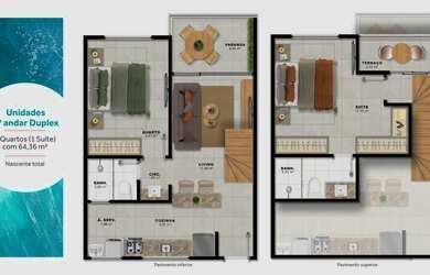 Imagem 6: Apartamento residencial para Venda no condomínio SOUL, Guarajuba (monte Gordo), Camaçari