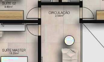 Imagem 2: Casa residencial para Venda no Condomínio Damha I, Sim, Feira de Santana 4 suítes, 1 sala