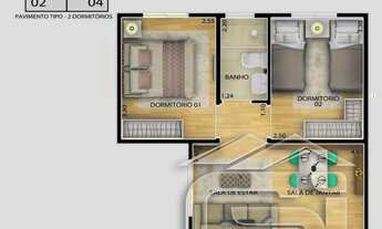 Imagem: Apartamento no Lê Parc Itavuvu