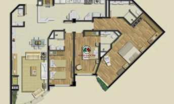 Imagem 2: Apartamento Alto Padrão no Recanto das Rosas em Gramado com 3 suítes e 2 vagas