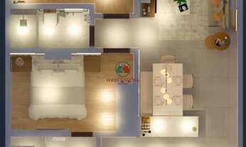 Imagem 2: Apartamento com 2 dormitórios 1 suite no edifício São Marcos em Gramado com boa localizaçã