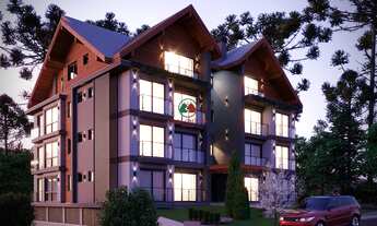 Imagem 2: Apartamento 2 suítes com lavabo e box coberto no Residencial Belle Ville em Gramado