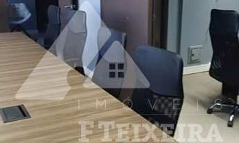 Imagem 4: Sala mobiliada, com 04 vagas de estacionamento, para locação em Alphaville