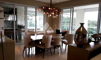 Imagem 3: Penthouse, com piso de mármore e sala ampliada à venda, no Tamboré, em Alphaville