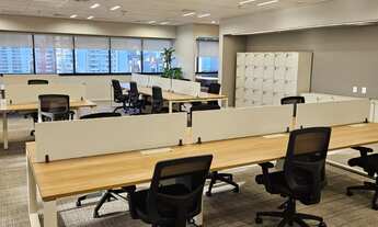 Imagem 1: Conjunto Comercial/Sala Mobiliada, 709m² - Berrini