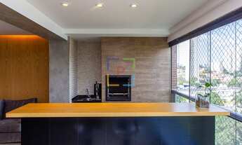 Imagem 6: Apartamento na Granja Julieta, 168 m², 3 suítes, varanda com churrasqueira, 3 vagas. Área