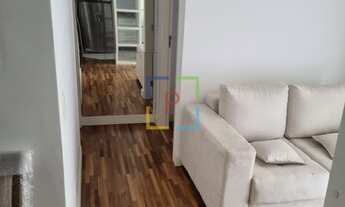 Imagem 3: Apartamento mobiliado com 38m², 1 quarto, sacada, 1 vaga, em andar alto! Lazer completo