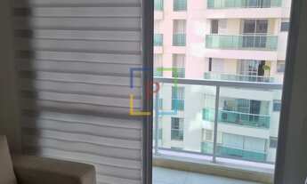 Imagem 2: Apartamento mobiliado com 38m², 1 quarto, sacada, 1 vaga, em andar alto! Lazer completo