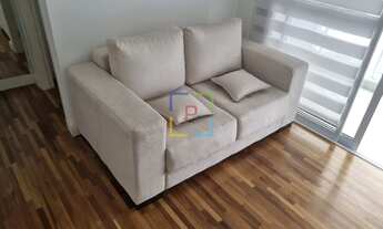 Imagem 4: Apartamento mobiliado com 38m², 1 quarto, sacada, 1 vaga, em andar alto! Lazer completo