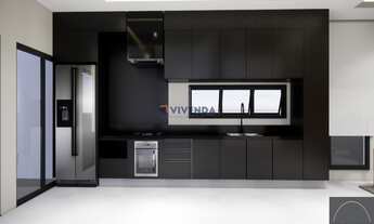 Imagem 4: ALPHAVILLE RESIDENCIAL 1 - CASA NOVA - TÉRREA - 300M² - 3 SUÍTES - MODERNA - PISCINA COM C