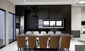 Imagem 2: ALPHAVILLE RESIDENCIAL 1 - CASA NOVA - TÉRREA - 300M² - 3 SUÍTES - MODERNA - PISCINA COM C