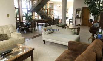 Imagem 2: ALPHAVILLE - RESIDENCIAL 8 - CASA C/ 4 SUÍTES - 756M² - ESCRITÓRIO - CHURRASQUEIRA - PISCI