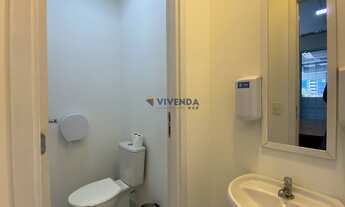 Imagem 6: Sala comercial mobiliada de alto padrão no condomínio Edifício West Tower, 8 vagas de gara