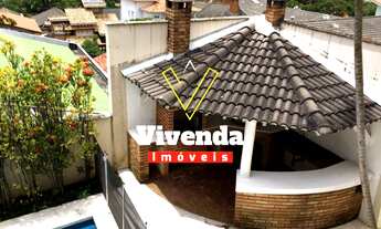 Imagem 3: ALPHAVILLE 10 - SANTANA DE PARNAIBA CASA COM 4 SUITES, PISCINA, CHURRASQUEIRA REPLETA DE A