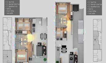 Imagem 6: Apartamento em construção no Bairro dos Estados. Alto padrão