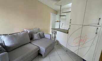 Imagem 3: Apartamento (Studio) com 38 m², contendo dormitório, sala estar/tv, banheiro e garagem, na