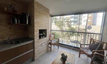 Imagem 3: Apartamento de 111,00m² útil, com 3 quartos e 2 suítes, 2 vagas garagem e varanda gourmet