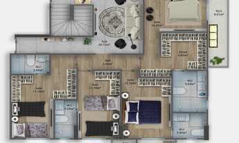 Imagem 2: MAGNÍFICA COBERTURA DUPLEX, COM 5 SUÍTES, PISCINA E HOME CINEMA, NO EMPREENDIMENTO MAIS LU