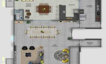 Imagem 3: LINDÍSSIMA COBERTURA DUPLEX, COM 5 SUÍTES E PISCINA, NO EMPREENDIMENTO MAIS LUXUOSO DA CID