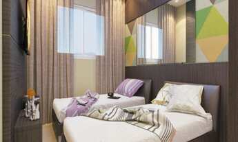 Imagem 4: APARTAMENTO COM UM DORMITÓRIO, E UMA VAGA, COM CHURRASQUEIRA NA VARANDA - ENTREGA 06-202