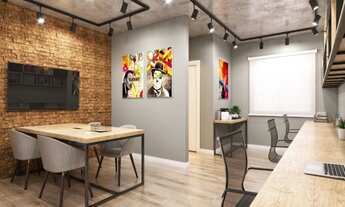 Imagem 5: 01 DORMITÓRIO, CHURRASQUEIRA NA SACADA. PRÉDIO COM LAZER COMPLETO