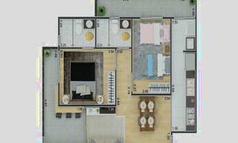 Imagem 2: APARTAMENTO NOVO, 2 DORMITÓRIOS COM SUÍTE, E A MAIS LINDA ÁREA DE LAZER DO FORTE