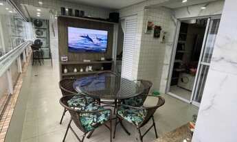 Imagem 2: APARTAMENTO COM 3 DORMITÓRIOS À VENDA, 143 M² POR R$ 1.080.000,00 - CANTO DO FORTE - PRAIA