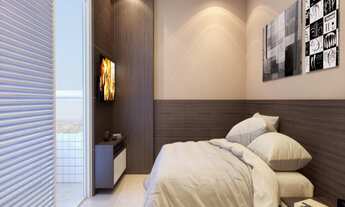 Imagem 6: APARTAMENTO COM UM DORMITÓRIO, E UMA VAGA, COM CHURRASQUEIRA NA VARANDA - ENTREGA 06-202