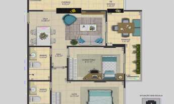 Imagem 3: APARTAMENTO 02 DORMITÓRIOS SENDO 02 SUÍTES E 01 VAGA