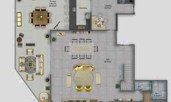 Imagem 4: MAGNÍFICA COBERTURA DUPLEX, COM 5 SUÍTES, PISCINA, HOME CINEMA E OFURÔ, NO EMPREENDIMENTO