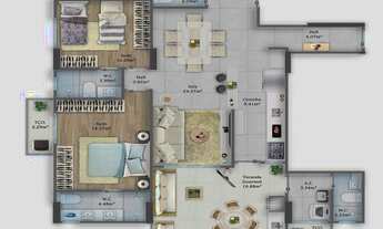 Imagem 2: INCRÍVEL APARTAMENTO COM 03 SUÍTES, NO EMPREENDIMENTO MAIS LUXUOSO DA CIDADE